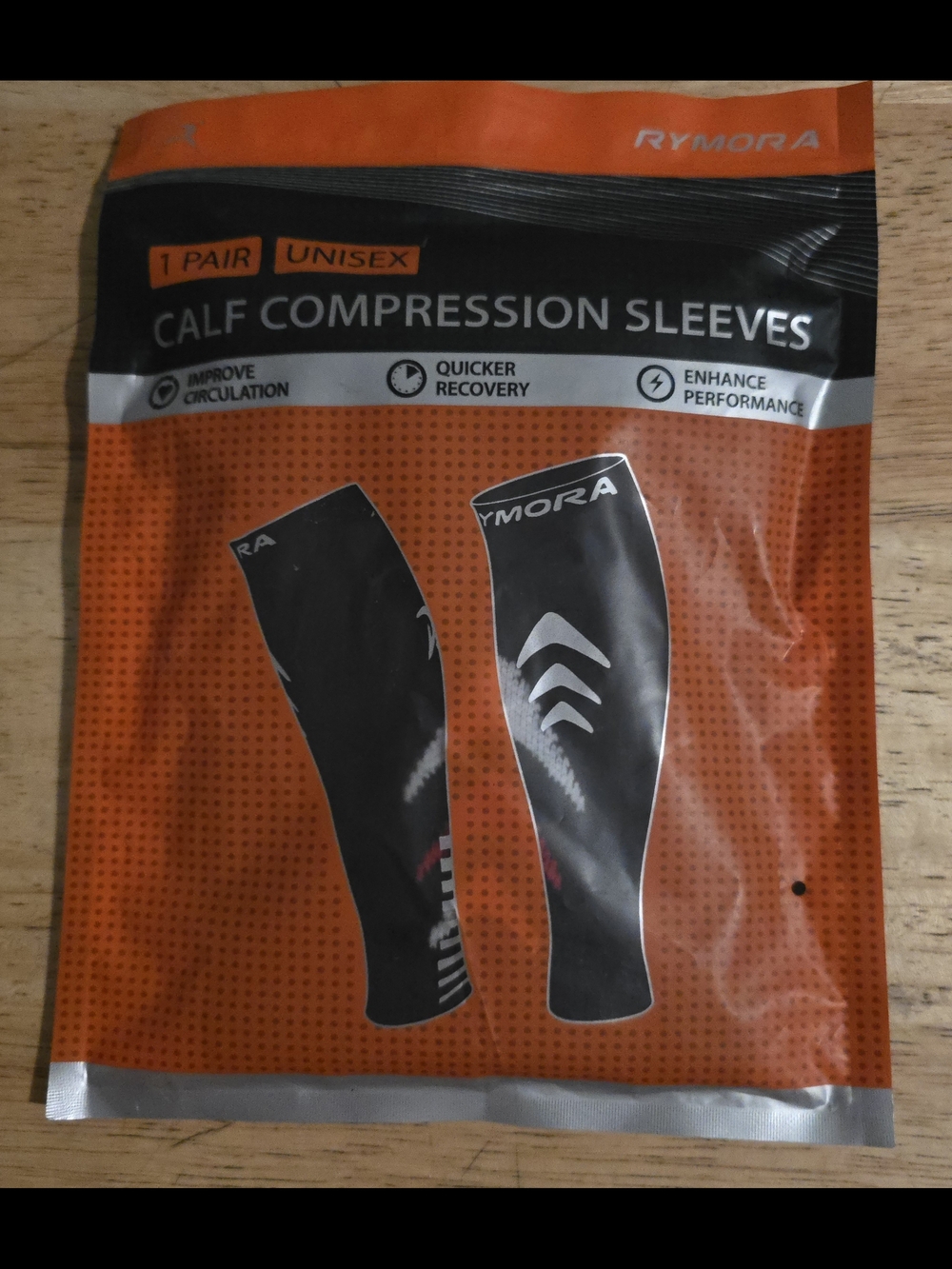 Rymora Calf Compression Sleeves, Black